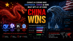 Chinese AI labs DeepSeek Qwen Kimi beat GPT-4.1 coding benchmark 2026