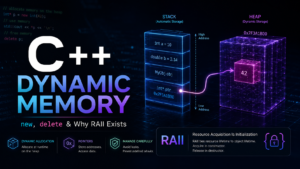 C++ Dynamic Memory new delete tutorial