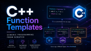 C++ Function Templates generic programming tutorial