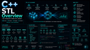 C++ STL overview containers algorithms iterators guide