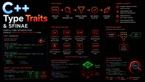 C++ type traits and SFINAE compile-time type inspection guide