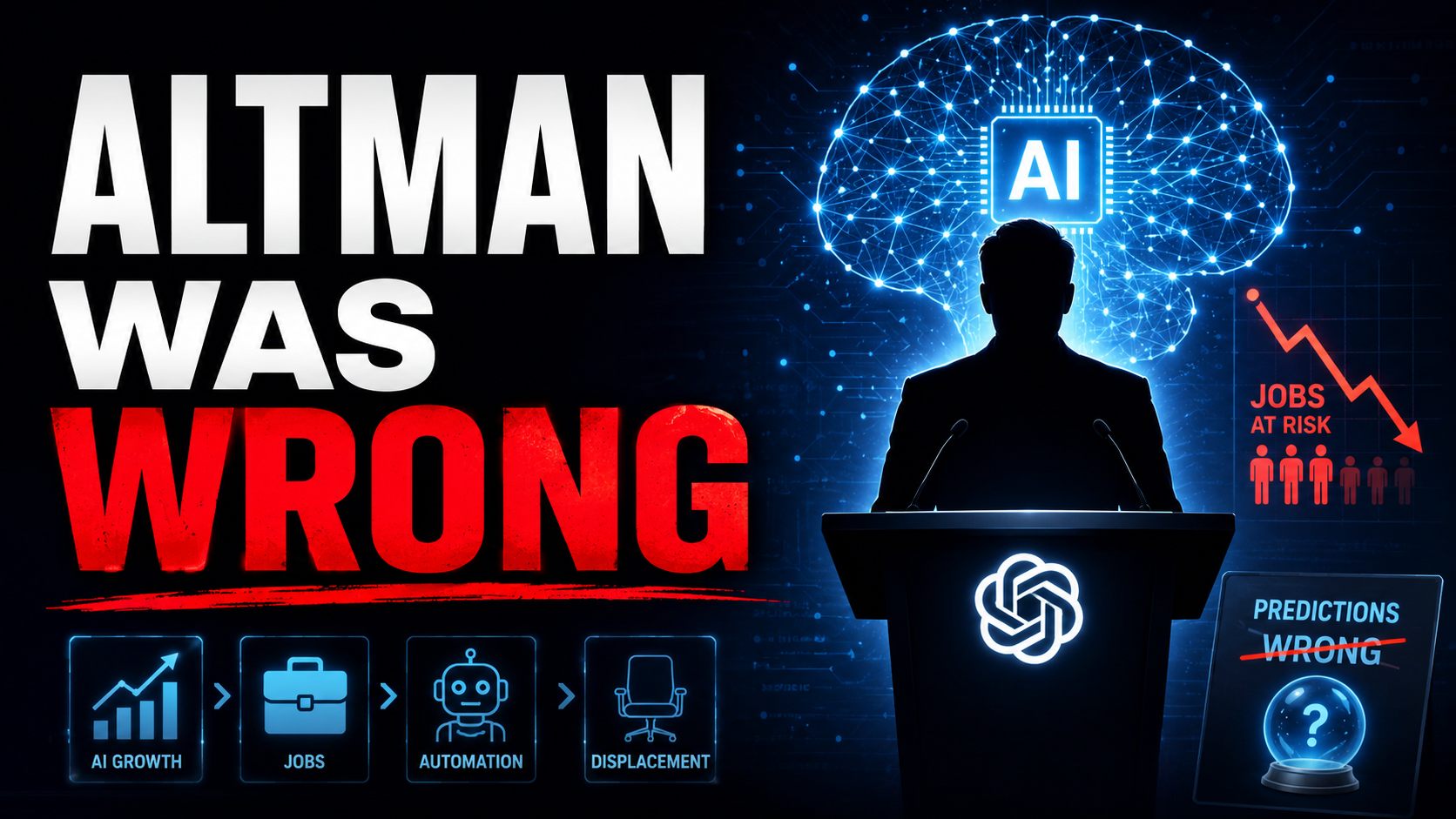 Sam Altman AI jobs prediction wrong 2026 OpenAI CEO admits AI job losses overstated