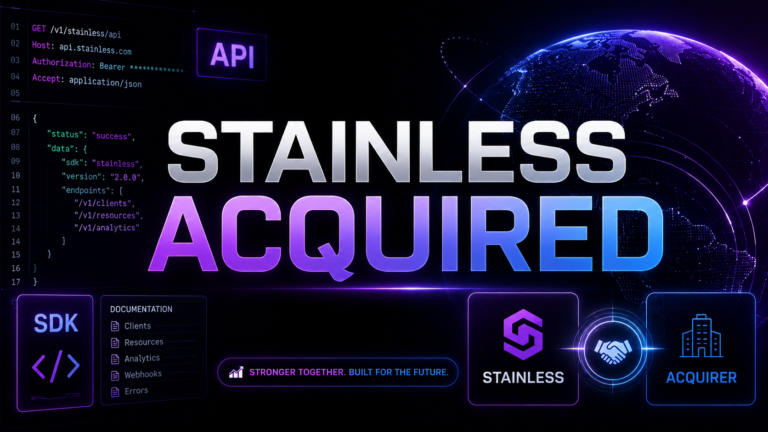 Anthropic acquires Stainless API SDK company 2026