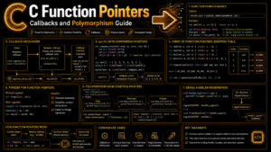 C function pointers callbacks qsort polymorphism guide