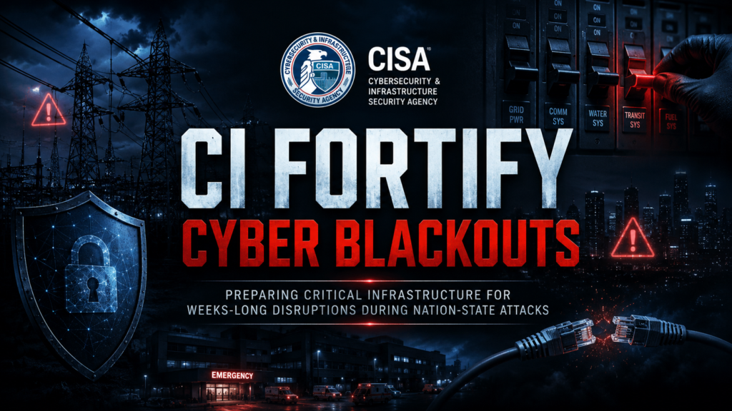 CISA CI Fortify - CISA CI Fortify 2026: US Tells Critical Infrastruc