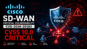 Cisco SD-WAN CVE-2026-20182 CVSS 10.0 critical vulnerability 2026