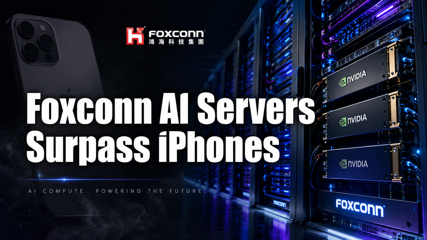 Foxconn AI servers surpass iPhones as biggest revenue driver 2026