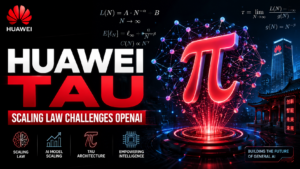 Huawei Tau scaling law challenges OpenAI AI model training efficiency