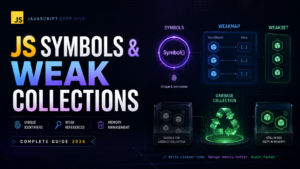 JavaScript symbols WeakMap WeakSet complete guide 2026