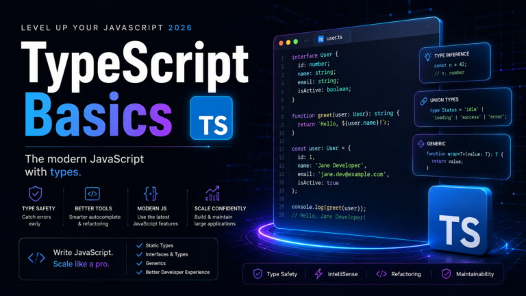 TypeScript basics JavaScript developers 2026 featured image