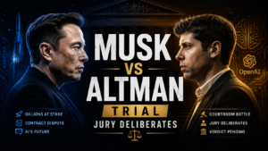Musk vs Altman trial jury deliberates OpenAI verdict 2026
