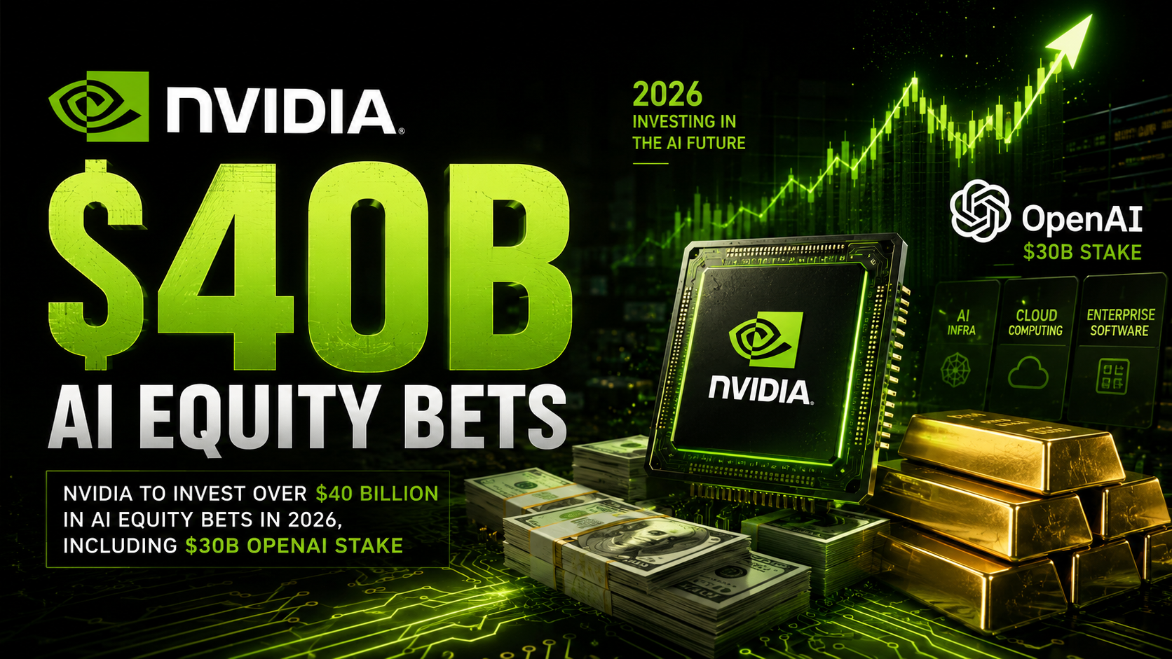 Nvidia AI - Nvidia AI Investments Hit $40 Billion in 2026: Fro