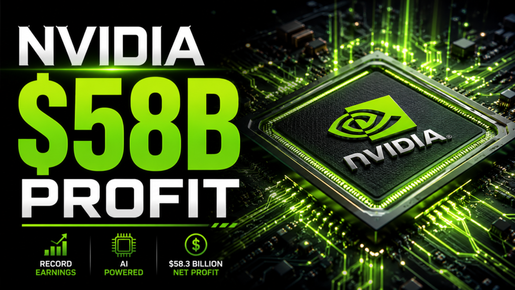 Nvidia Q1 2026 record profit 58.3 billion AI chips earnings