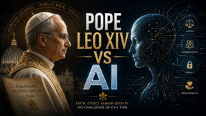 Pope Leo XIV AI encyclical Vatican challenges Silicon Valley human dignity 2026 featured image