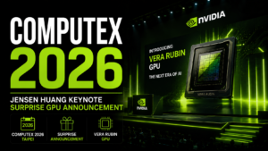 Jensen Huang Computex 2026 Vera Rubin GPU surprise product announcement