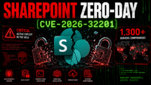 SharePoint zero-day CVE-2026-32201 vulnerability 1300 servers exposed