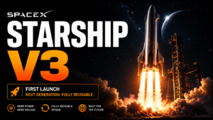 SpaceX Starship V3 first launch Flight 12 booster crash 2026