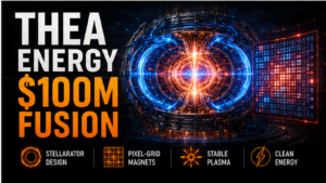 Thea Energy $100M fusion power plant pixel magnets 2026