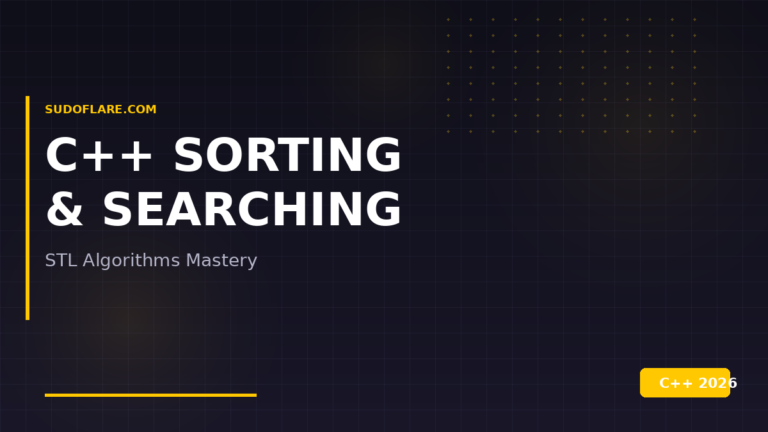 C++ sorting searching algorithms sort find binary_search tutorial