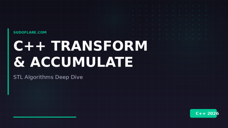 C++ transform accumulate STL algorithms tutorial