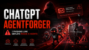 ChatGPT AgentForger vulnerability rogue AI agents phishing